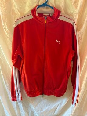 Puma Red Vintage Track Jacket